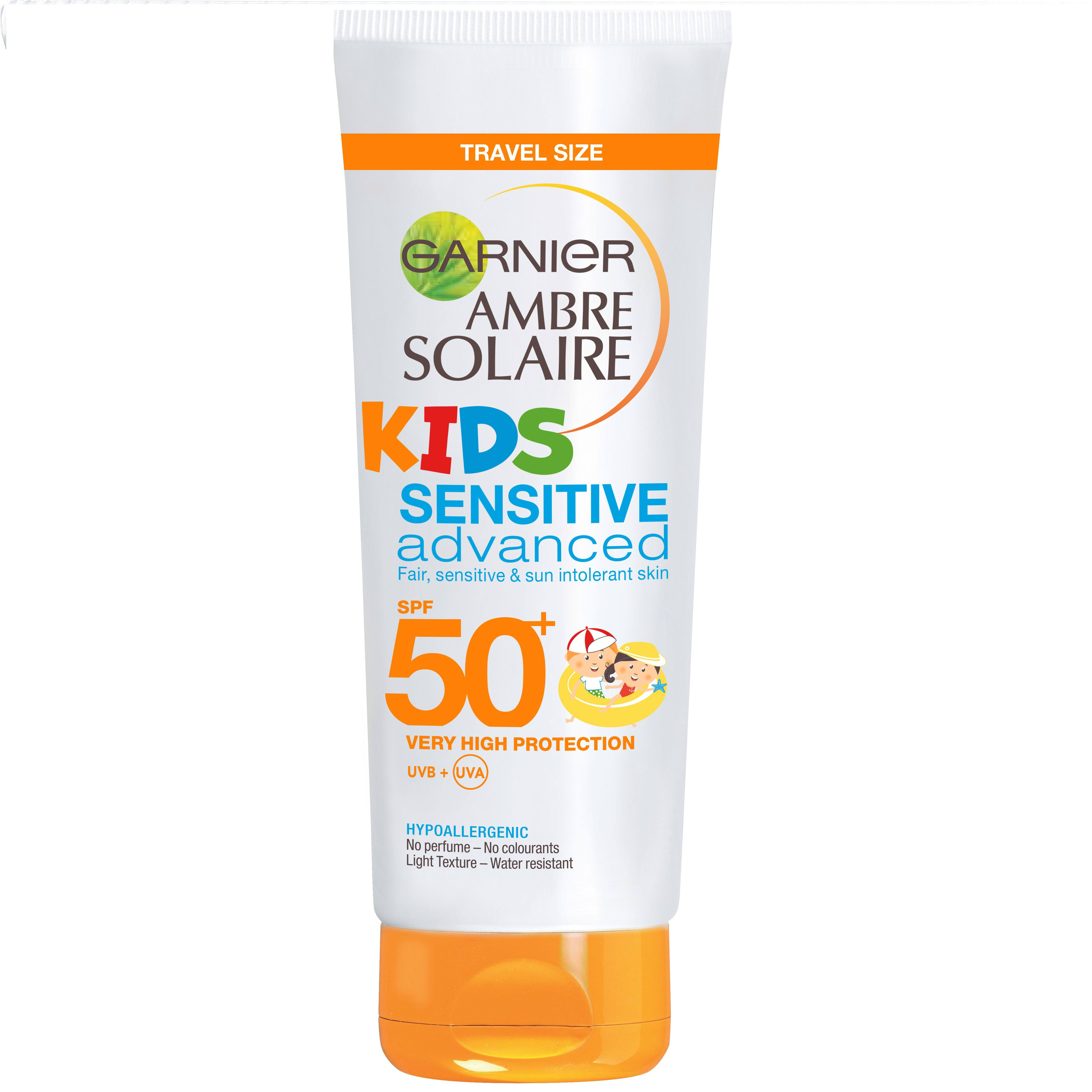 Garnier Ambre Solaire Kids Sensitive Sun Cream - SPF50, 50ml