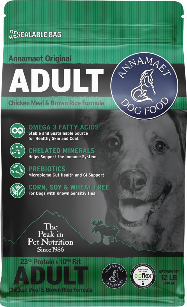 Annamaet Adult 23% Dry Dog Food, 5-lb