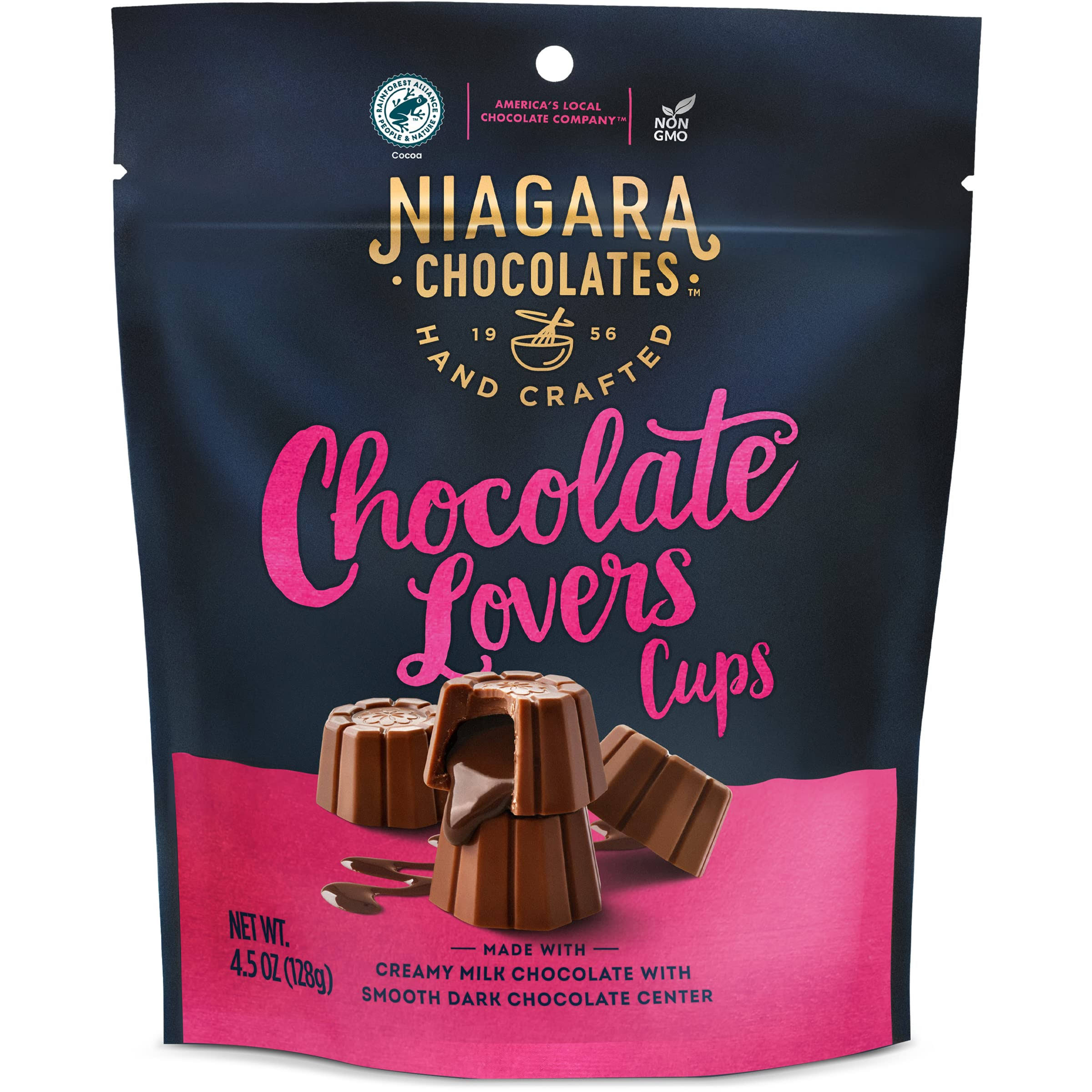 Niagara Chocolates Cups, Chocolate Lovers - 4.5 oz