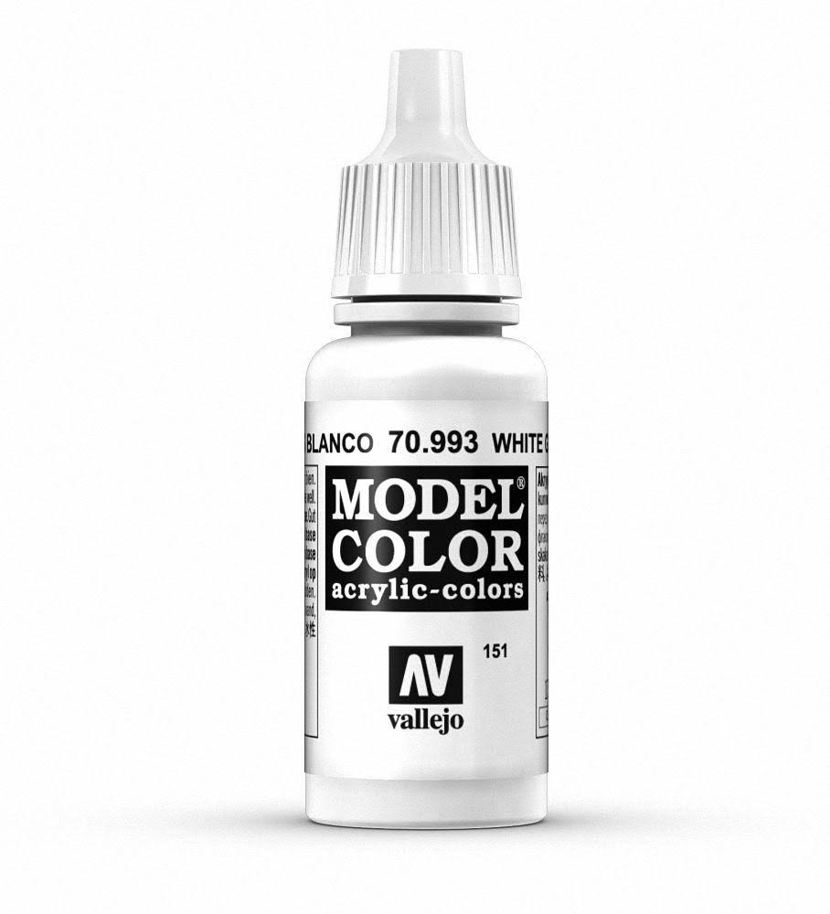 Vallejo Model Colour Acrylic - 993 White Grey, 17ml