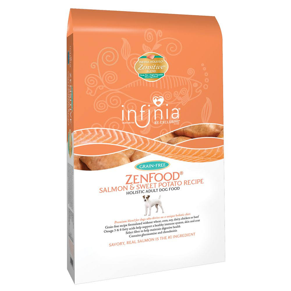 Infinia ZenFood Salmon & Sweet Potato Dog Food 30 lb