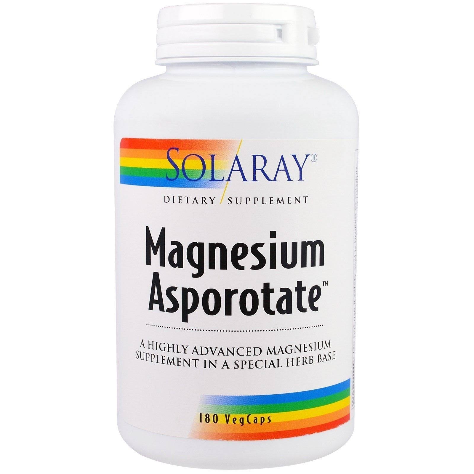 Solaray Magnesium Asporotate Supplement - 180 Count