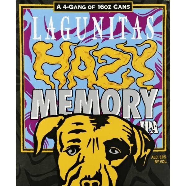 Lagunitas Beer, Hazy Memory IPA - 4 pack, 16 oz cans