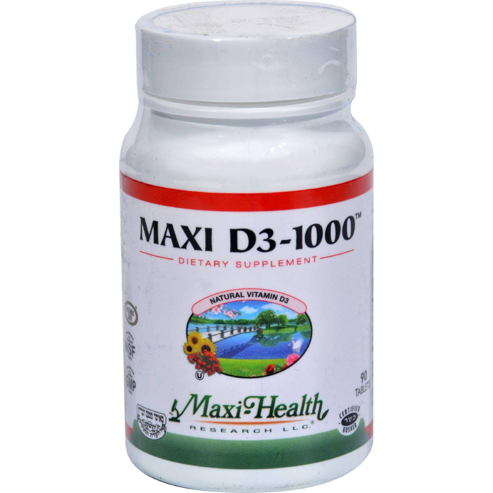 Maxi Health Research Maxi D3-1000 Vitamin Supplement - 90ct