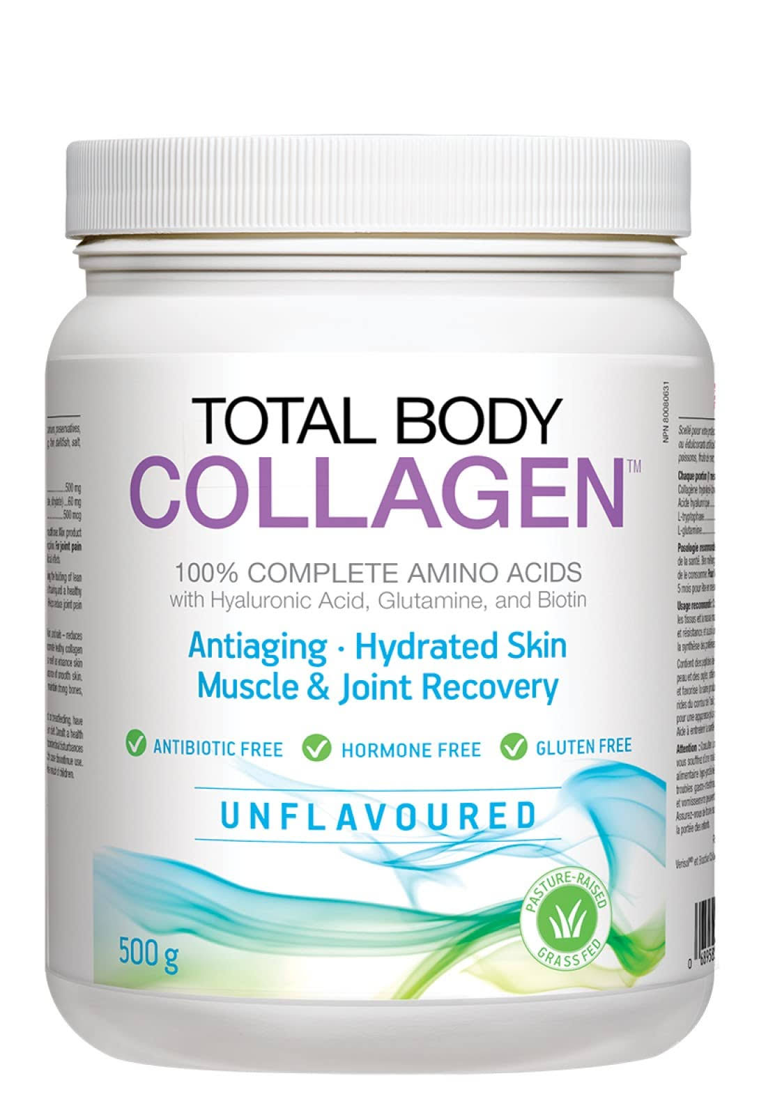 Natural Factors, Total Body Collagen, Bioactive Peptides, Unflavored, 1 lb 1 oz (500 g)