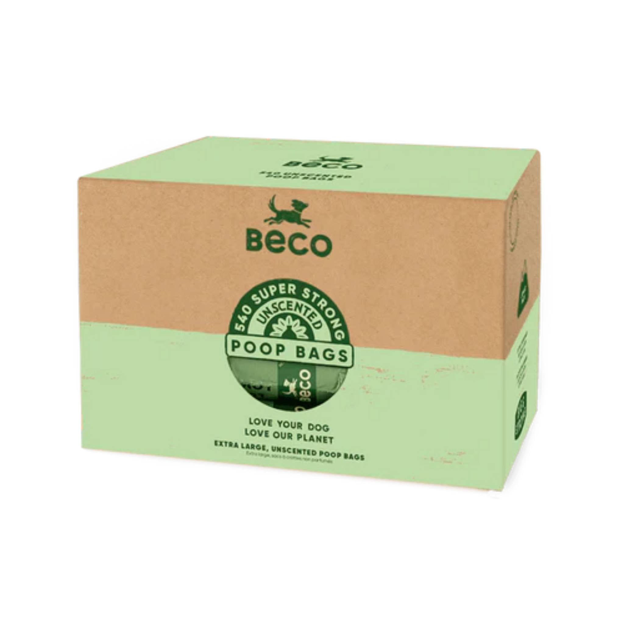 Beco Pets Unscented Dog Poop Bags 540 Pack