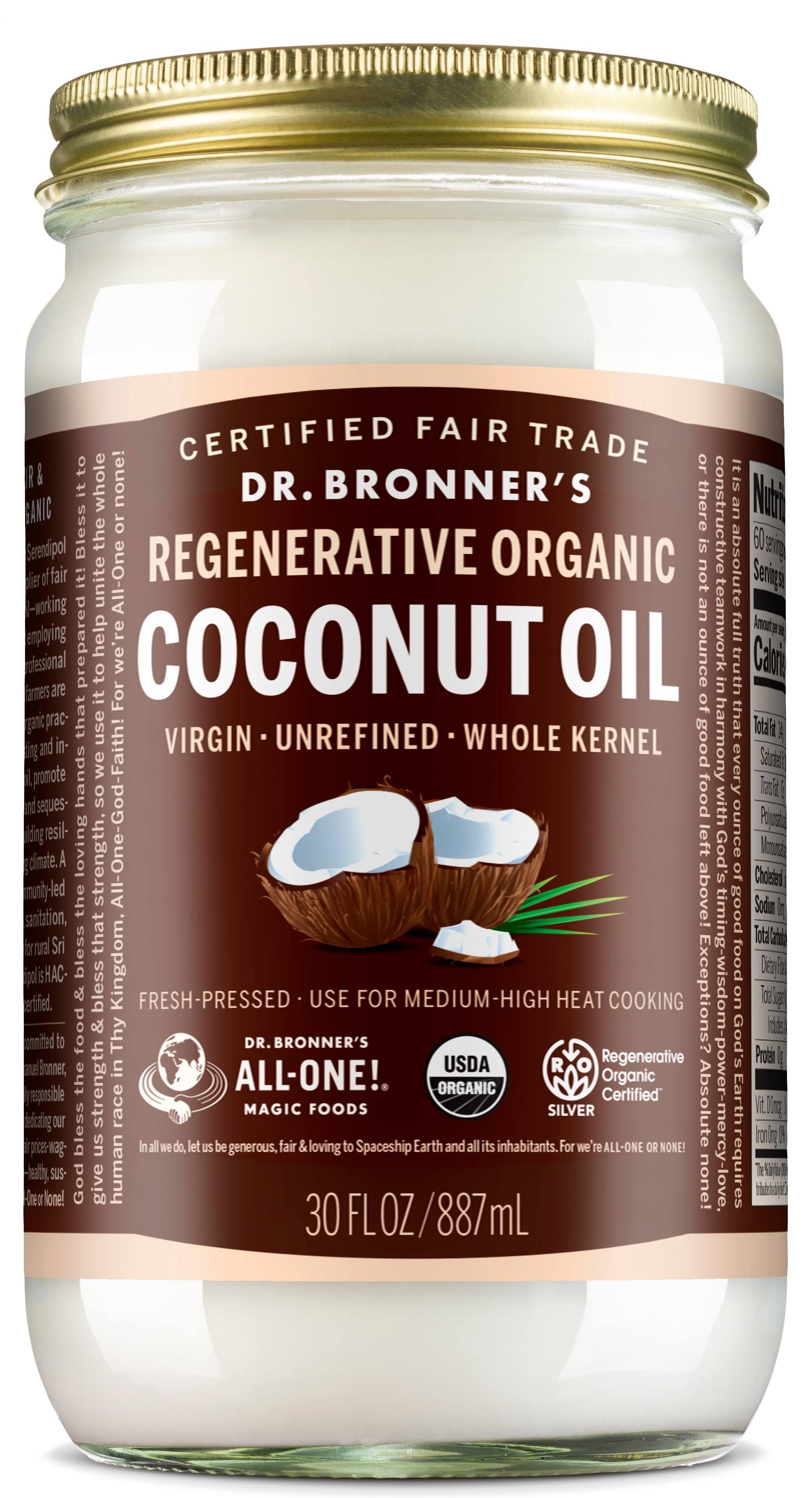 Dr. Bronner's Fair Trade Organic Whole Virgin Coconut Oil