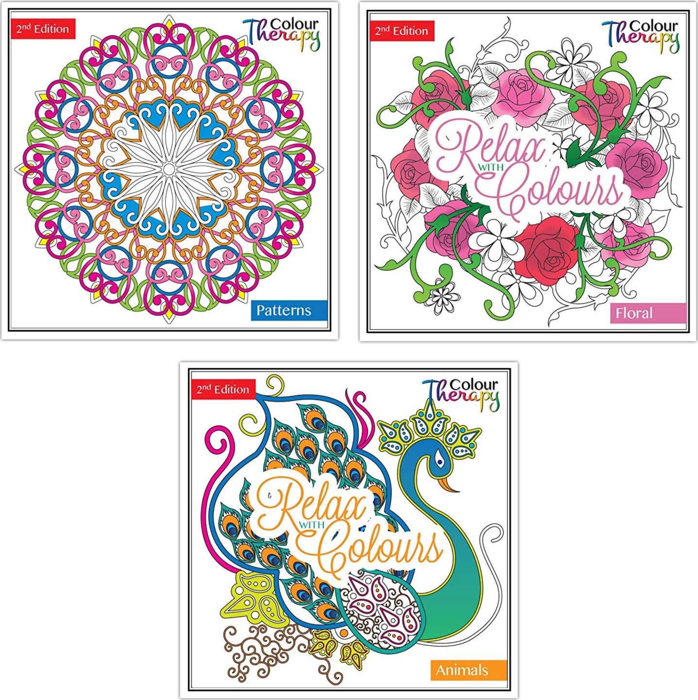 Colour Therapy Series Two Colouring Book