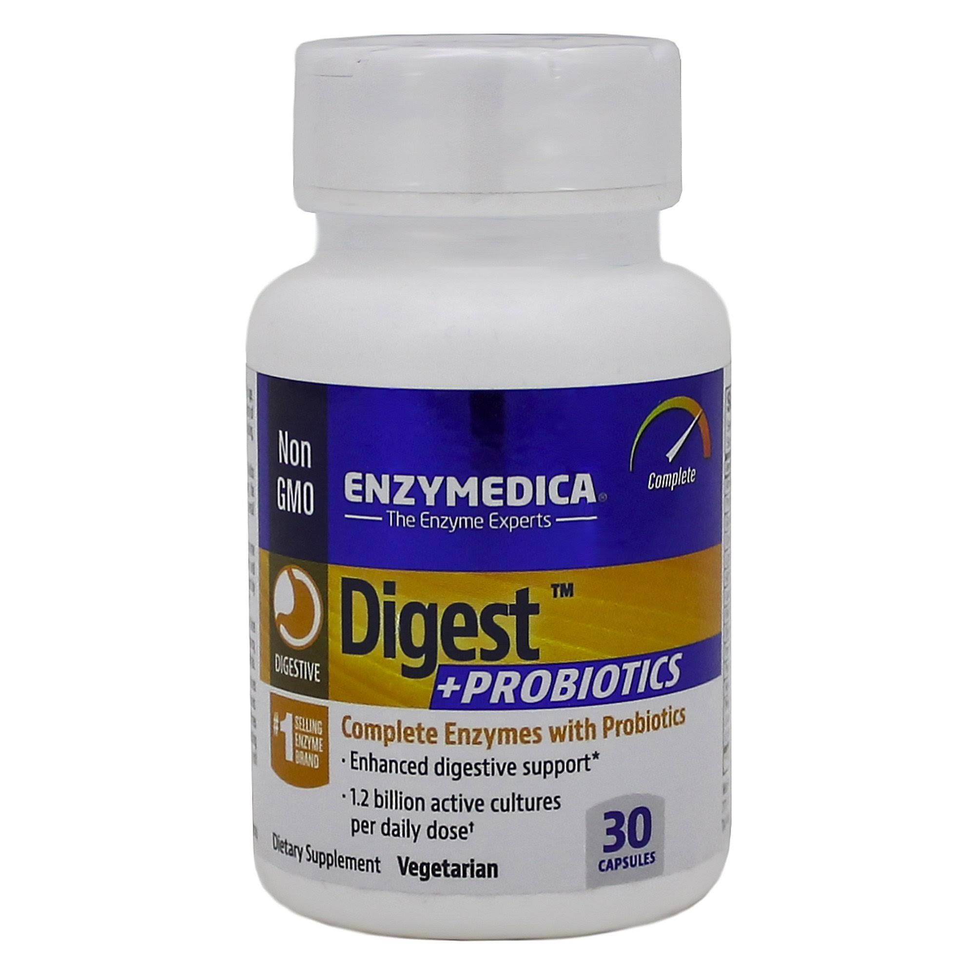 Enzymedica Digest Probiotics - 30 Capsules