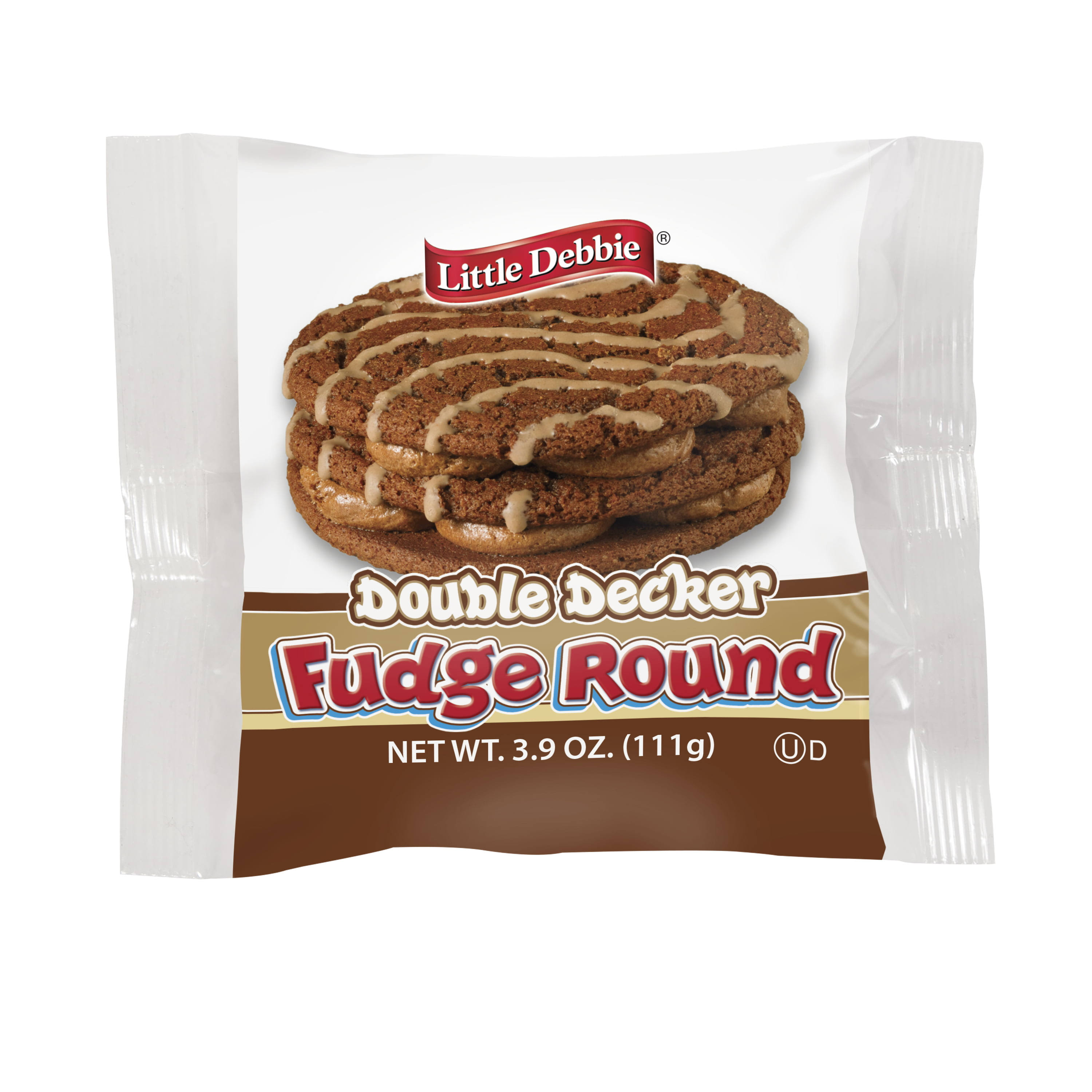 Little Debbie Cookie, Fudge Round, Double Decker - 3.9 oz