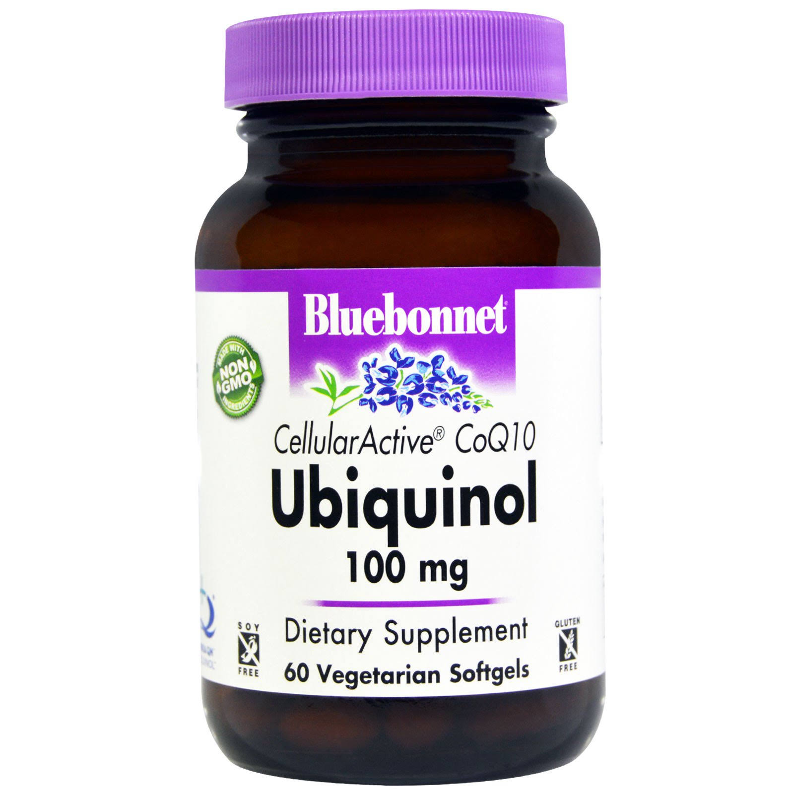 Bluebonnet Cellular Active CoQ10 Ubiquinol - 100mg, 60 Vegetarian Softgels