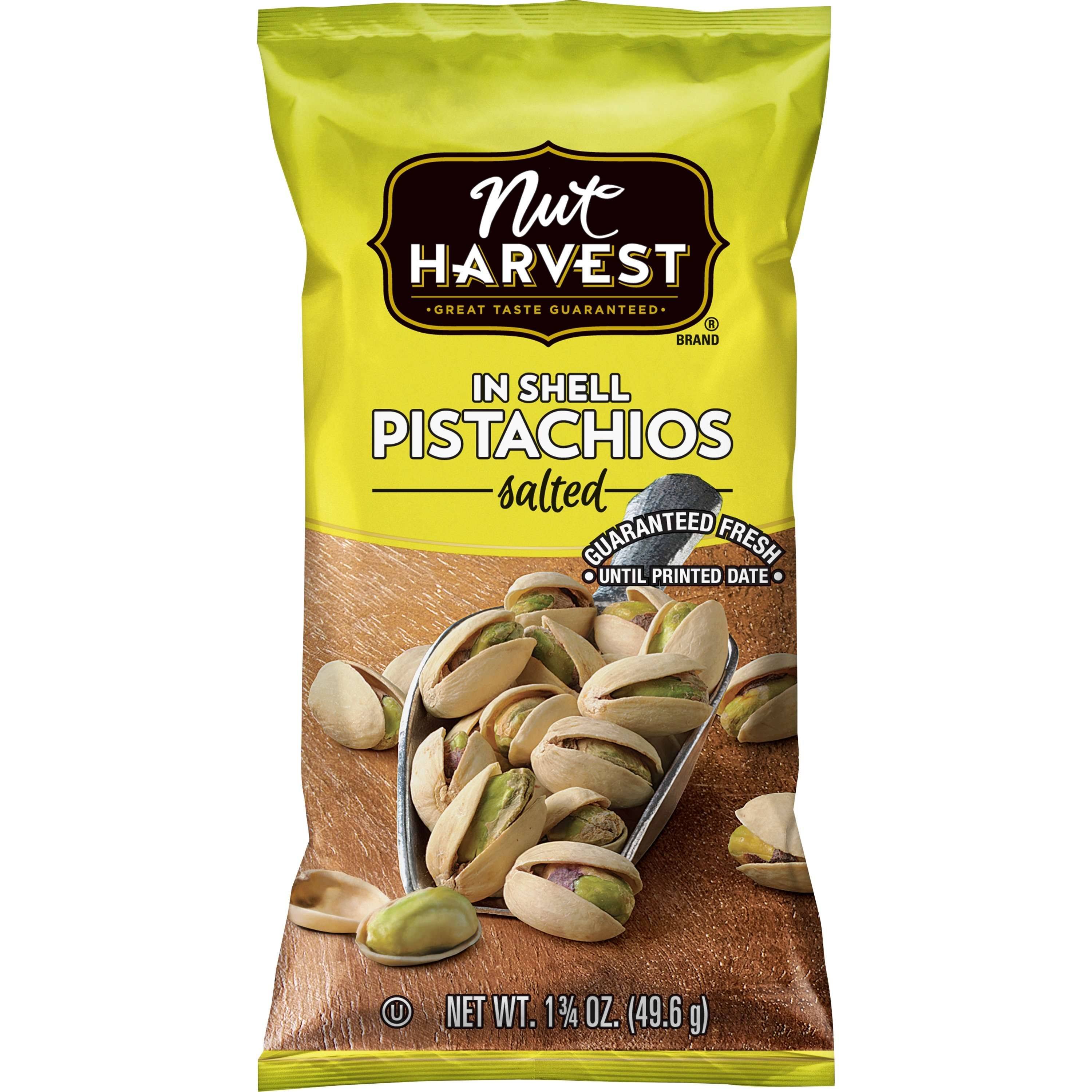 Nut Harvest in Shell Pistachios - Salted, 1.75oz