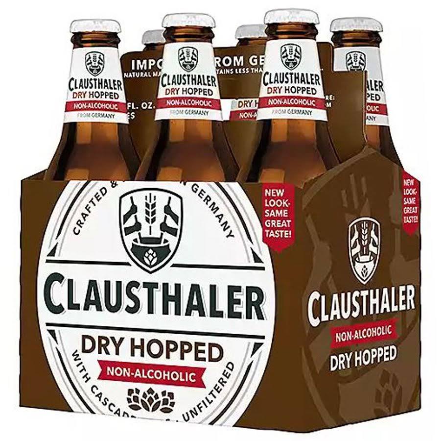 Clausthaler Beer, Dry Hopped, Non-Alcoholic, 6 Pack - 6 pack, 330 ml cans