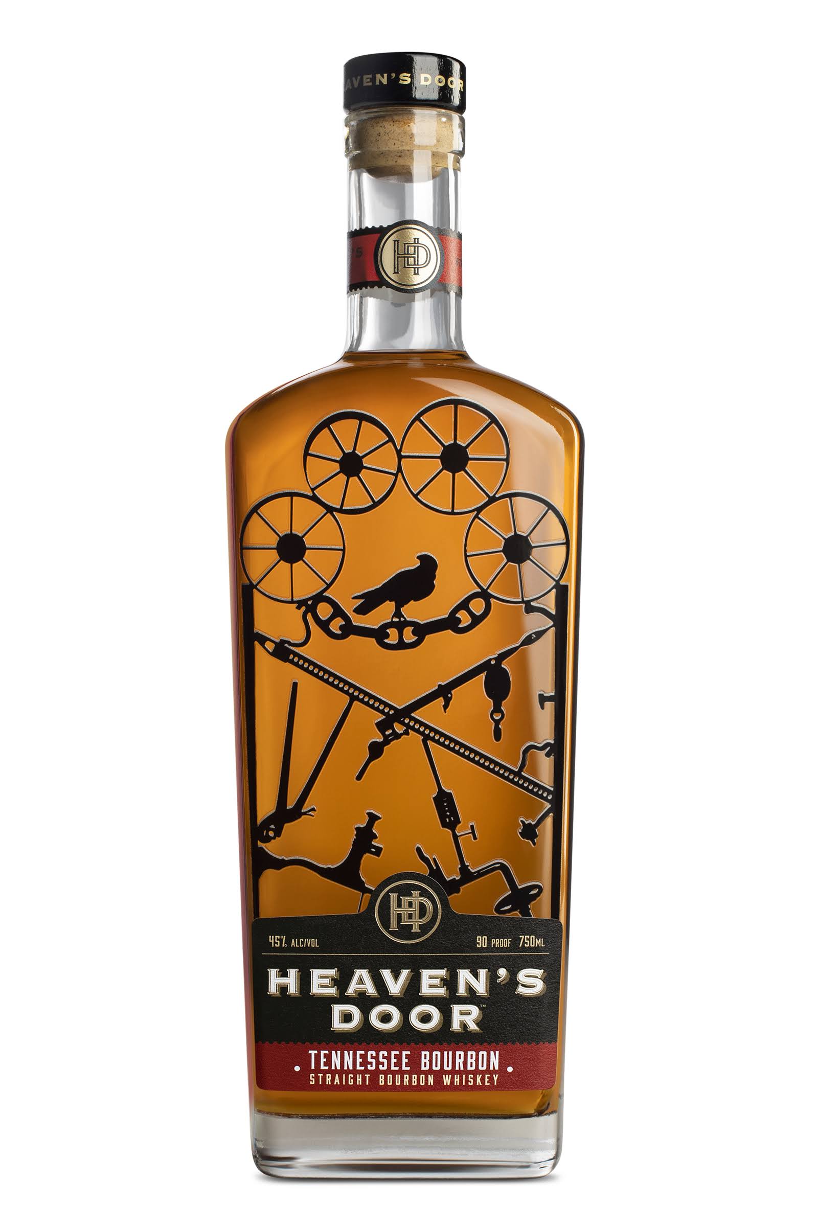 Heaven's Door Whiskey, Straight Bourbon - 750 ml