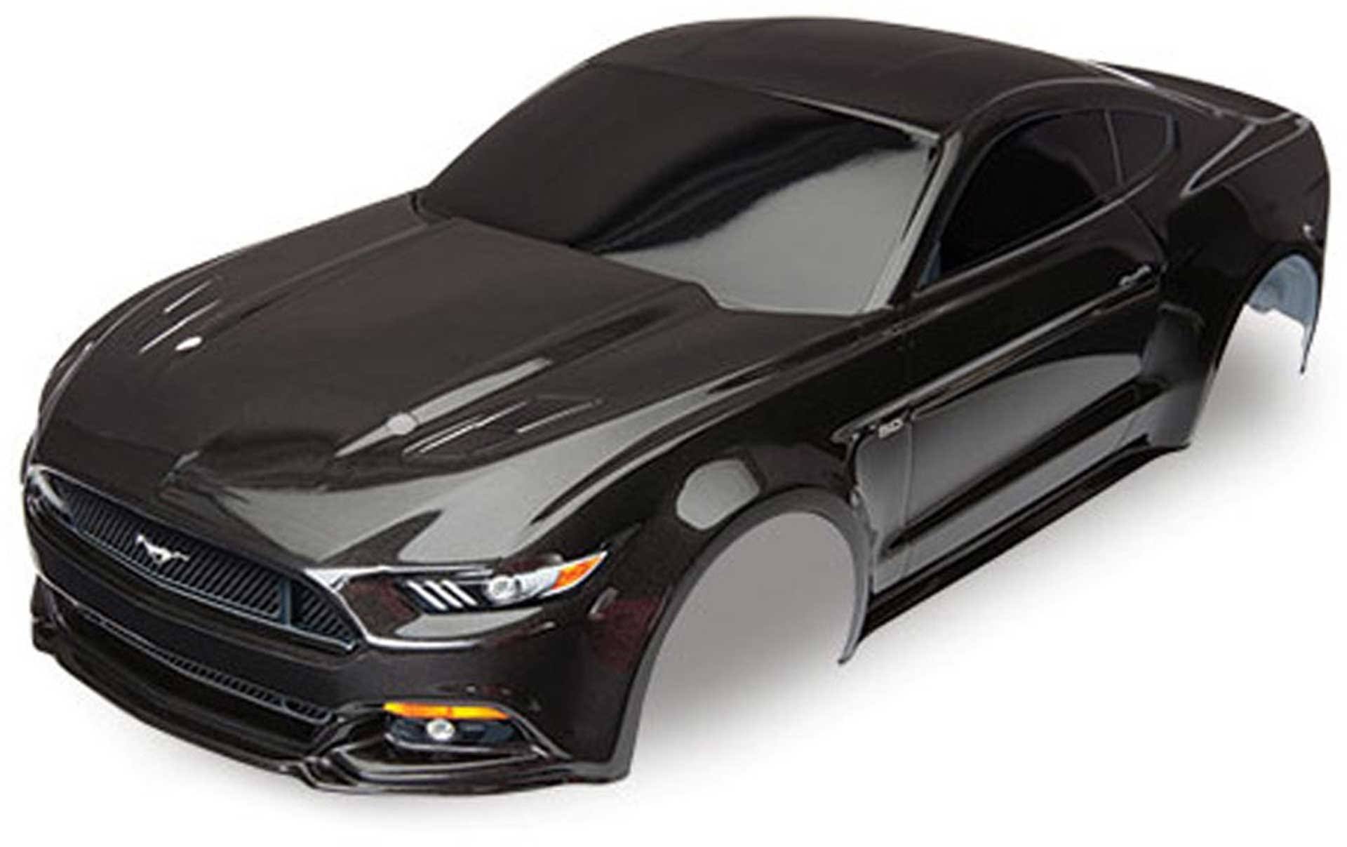 Traxxas Tra8312x RC Vehicle Ford Mustang Black Painted Body
