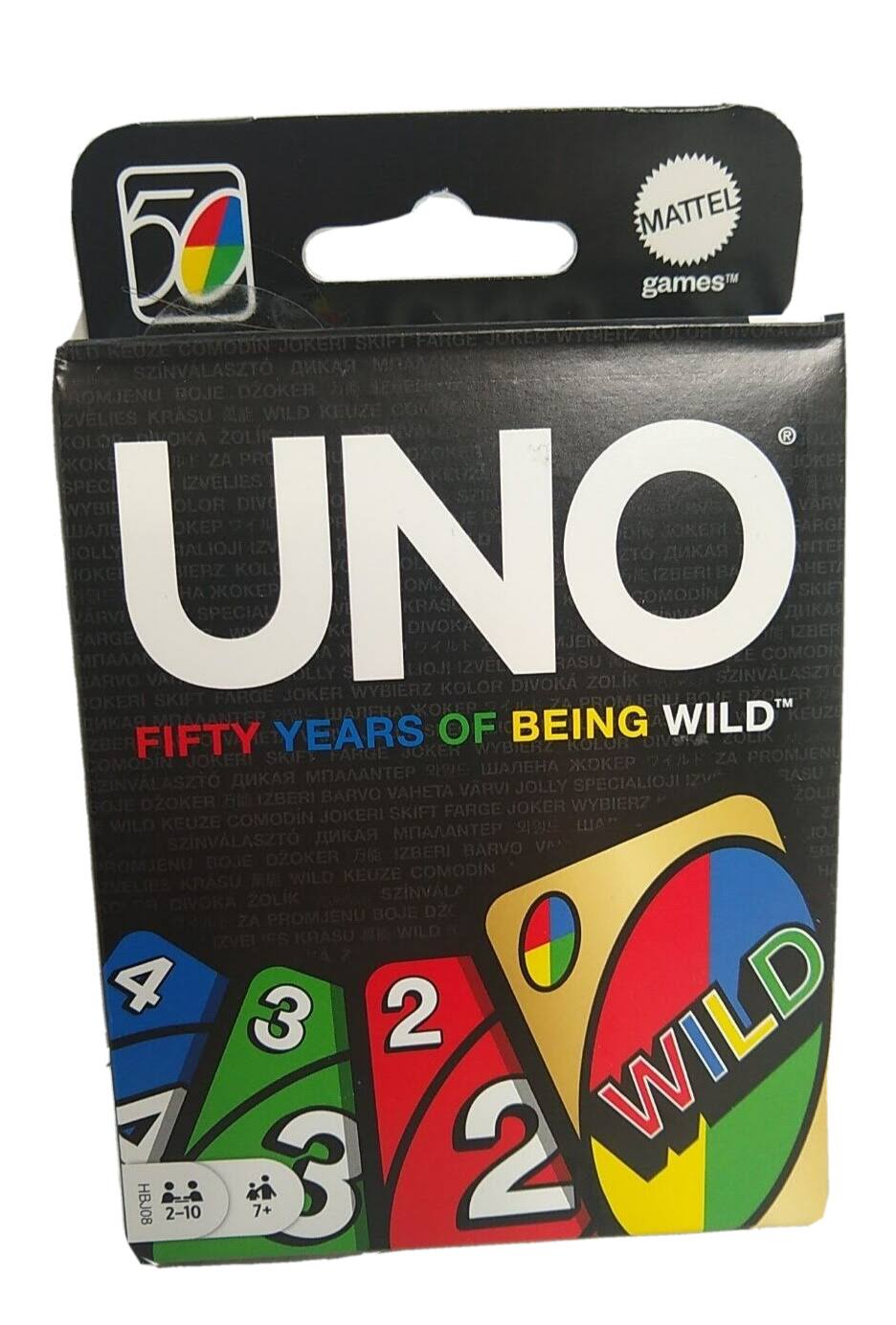 Mattel Uno 50th Anniversary Edition