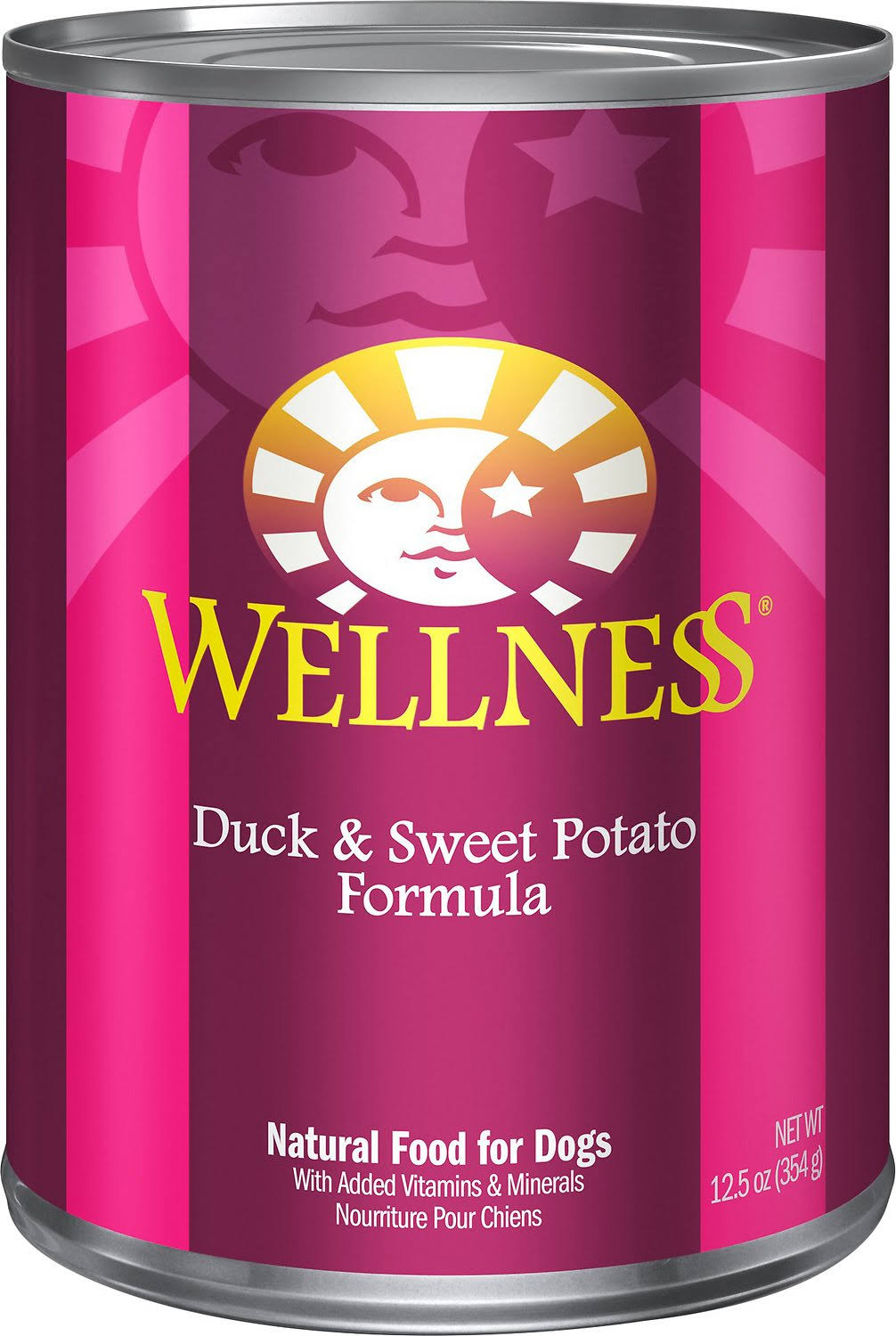Wellness Adult Dog Wet Food - Duck & Sweet Potato, 354g