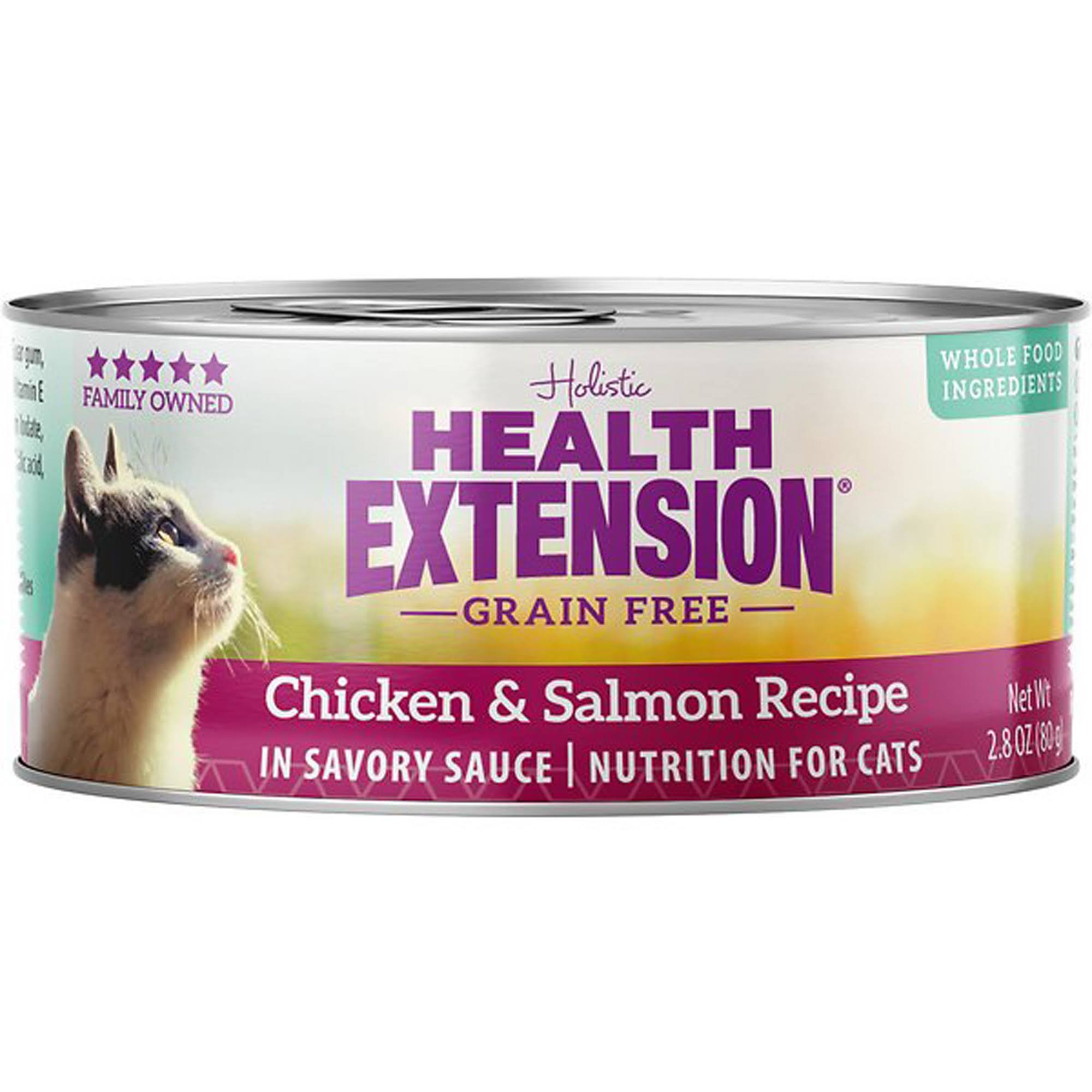 Health Extension Can Cat Food - Chicken and Salmon, 3oz, 24ct