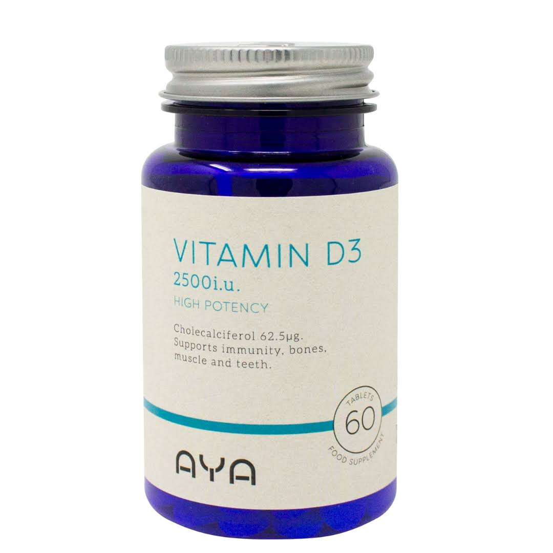 Aya Vitamin D3 2500iu Tablets 60 Tablets