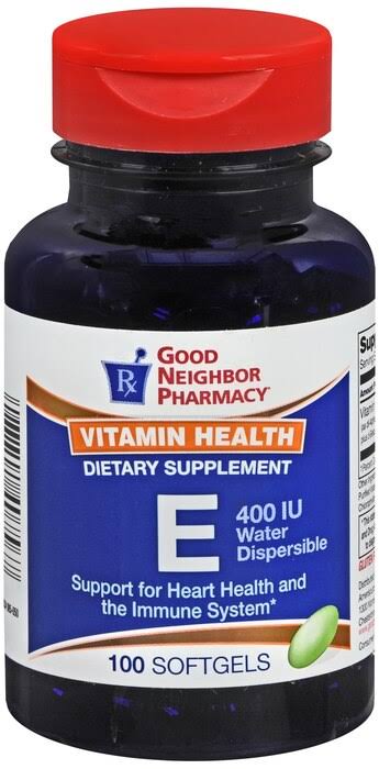 Gnp Water Dispersible Vitamin E 400 Iu Supplement - 100 Softgel