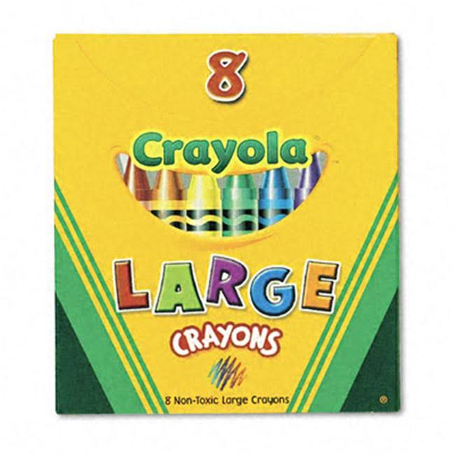 Crayola Crayons - 8 Colors, Large