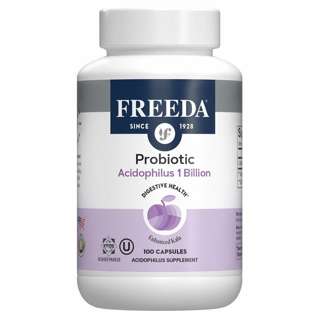 Freeda Probiotics Acidophilus 1 Billion - 100 Capsules