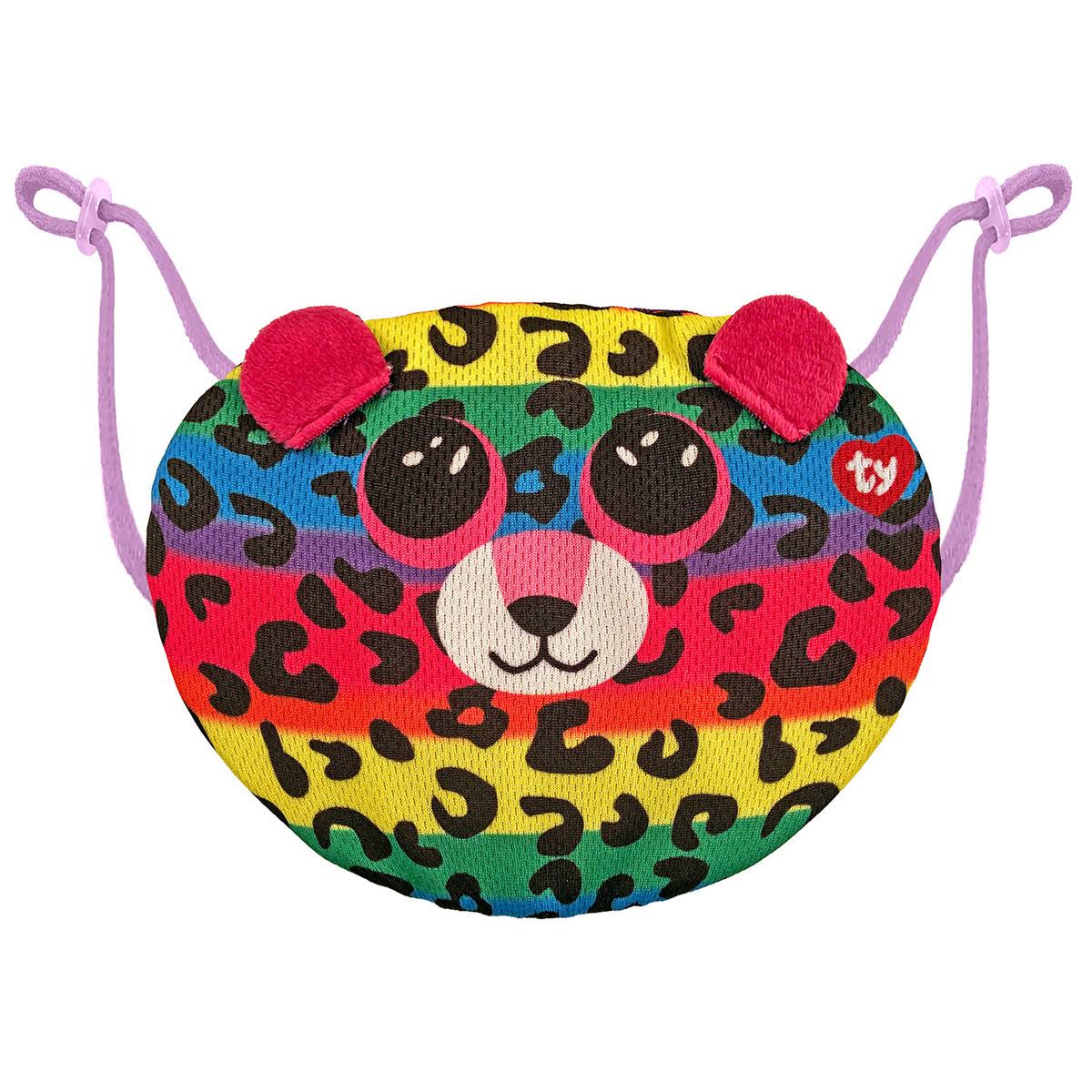 TY Dotty Leopard Face Mask Cover