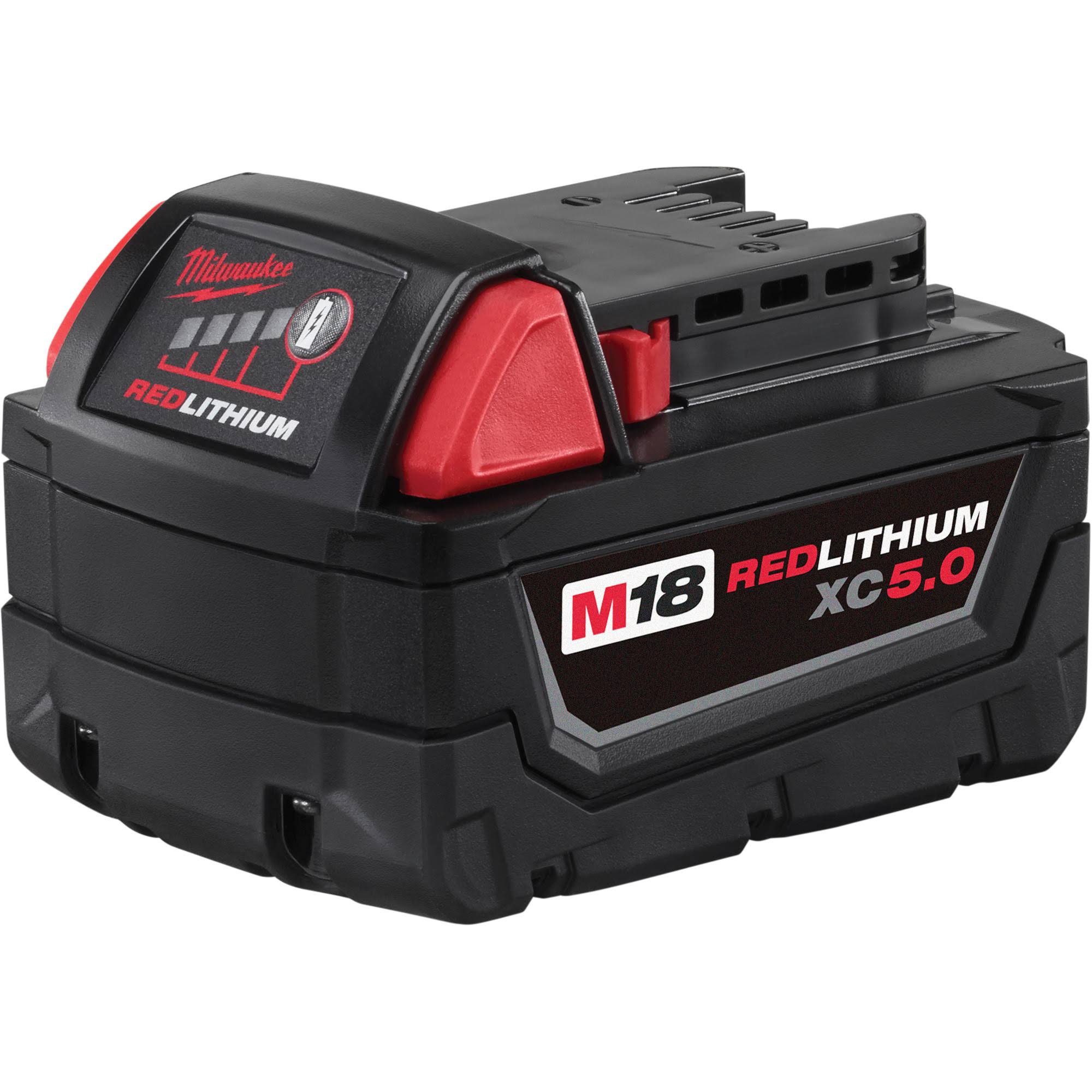 Milwaukee M18 18-Volt Lithium-Ion XC 5.0 Ah Extended Capacity Battery