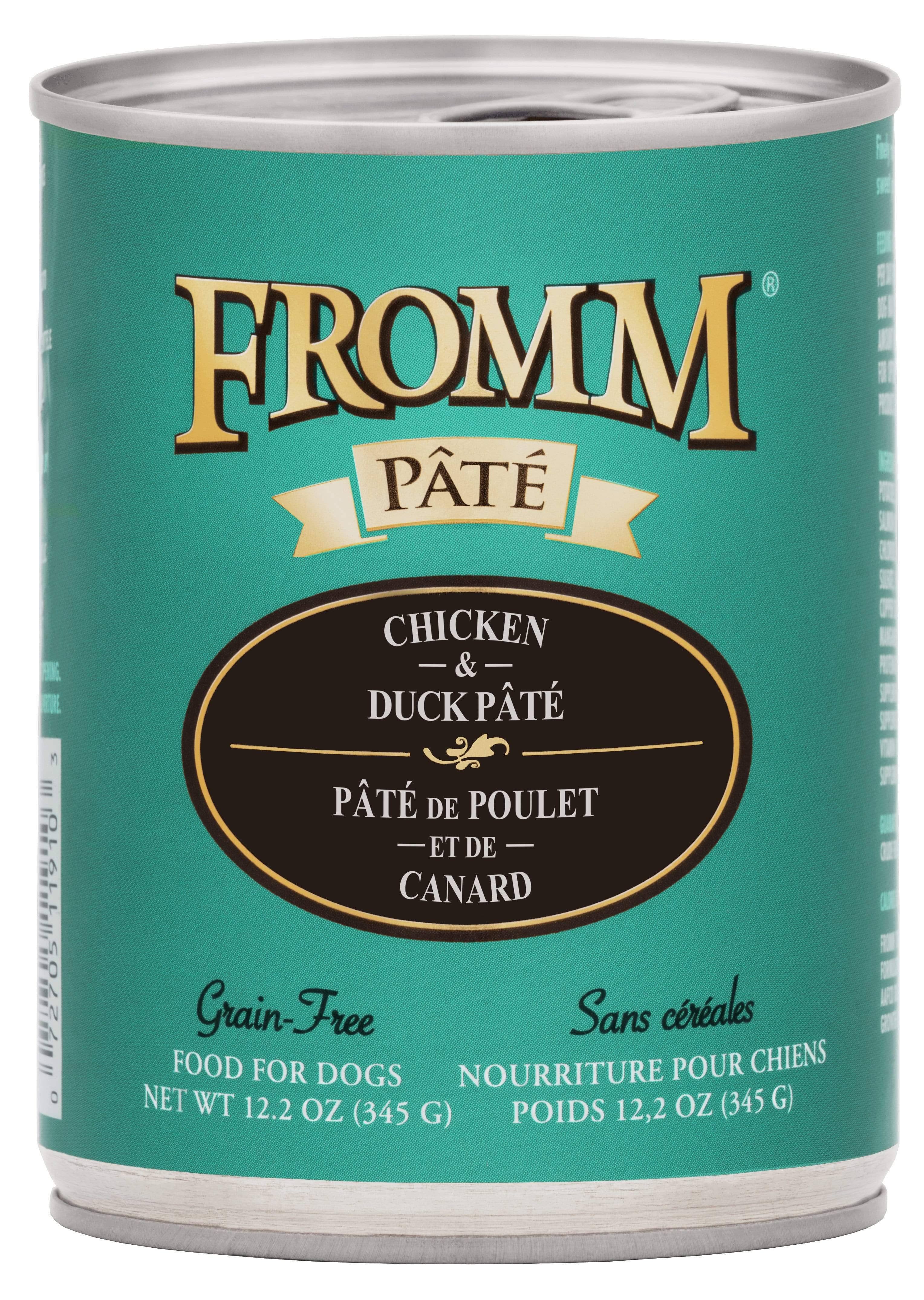 Fromm Chicken & Duck Pate Canned Dog Food 12.2oz