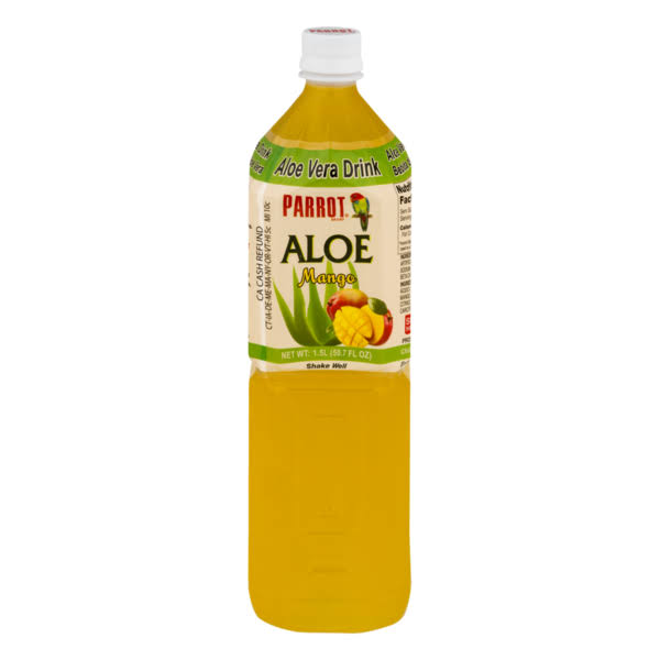 Parrot Aloe Mango Drink - 16.9 Fluid Ounces - Alhambra Market - Delivered by Mercato