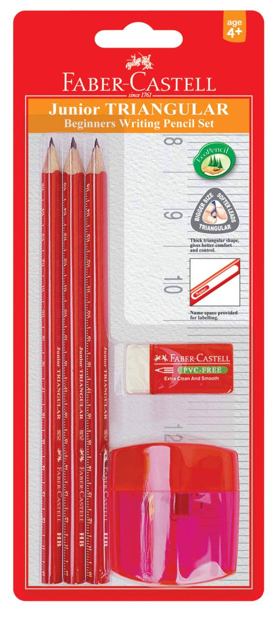 Faber-Castell Junior Grip Pencil Set - x3