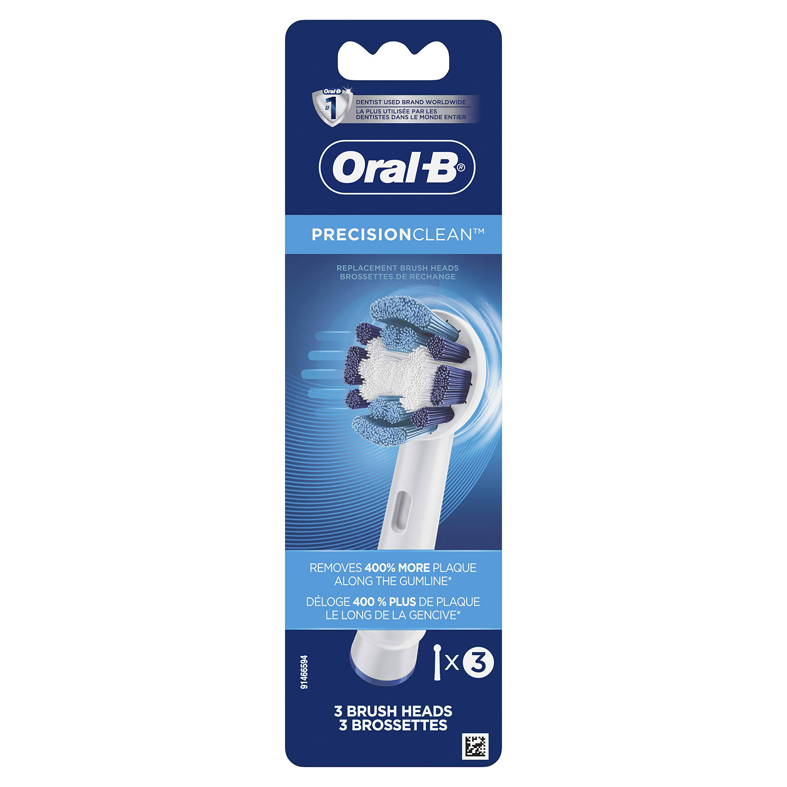 Oral-B Precision Clean Replacement Brush Heads - 3pk