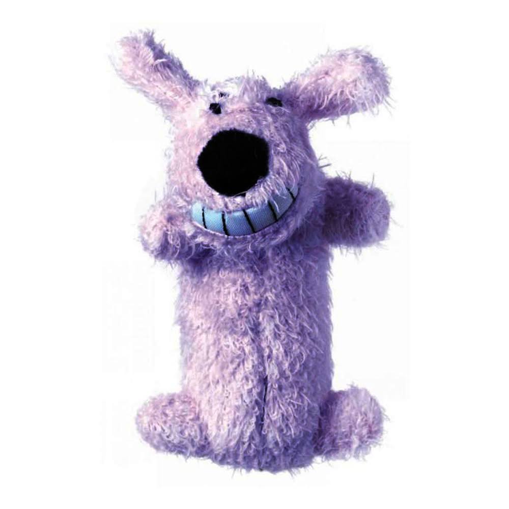 Loofa Plush Dog Toy with Squeaker