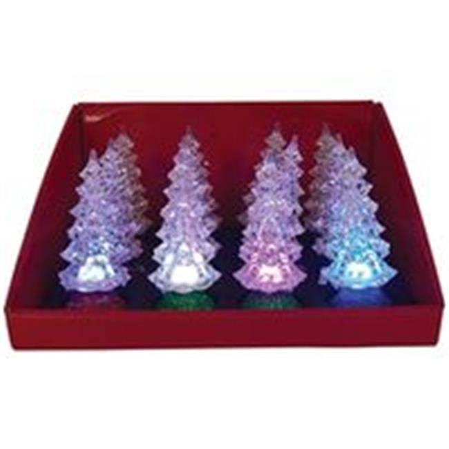 Santas Forest 2933984 4 in. LED PDQ Christmas Tree
