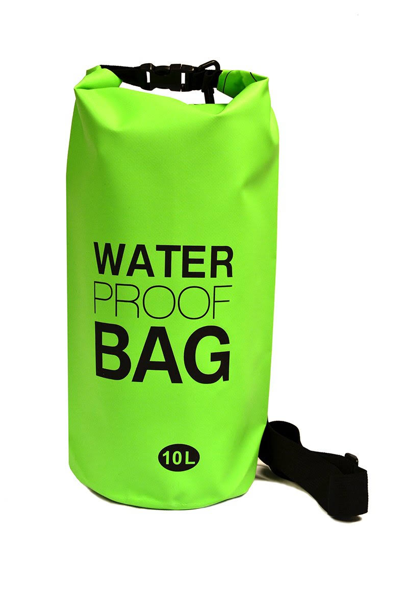 NuPouch Waterproof Dry Bag, Green, 10 L