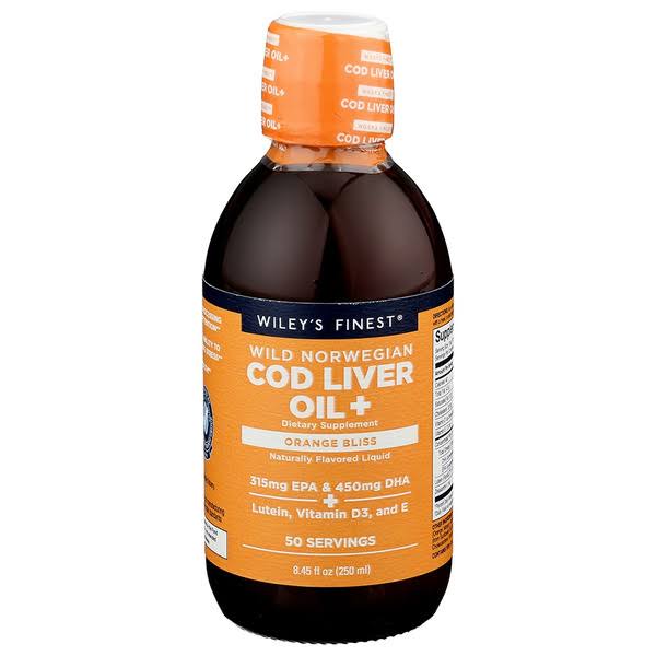 Cod Liver Oil+, 8.45 oz, Wiley's Finest