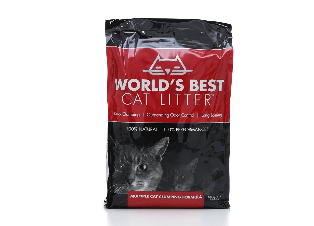 Worlds Best Cat Litter 8lb 3.63kg Multiple Cat Unscented