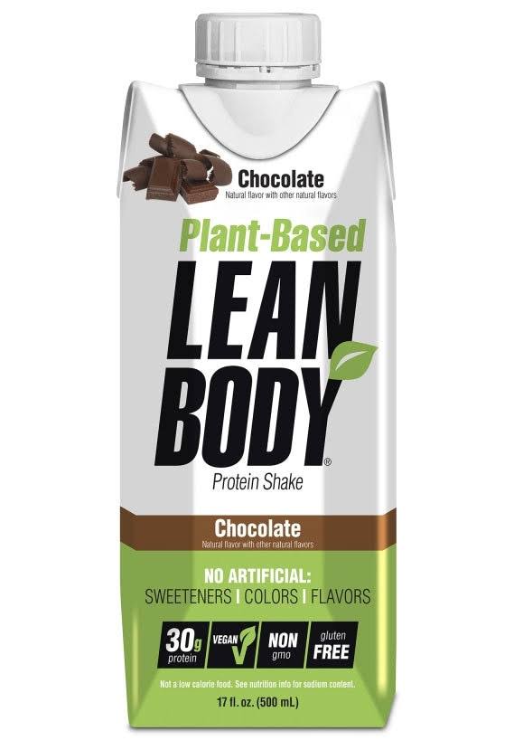 Lean Body Protein Shake, Chocolate, Plant-Based - 17 fl oz