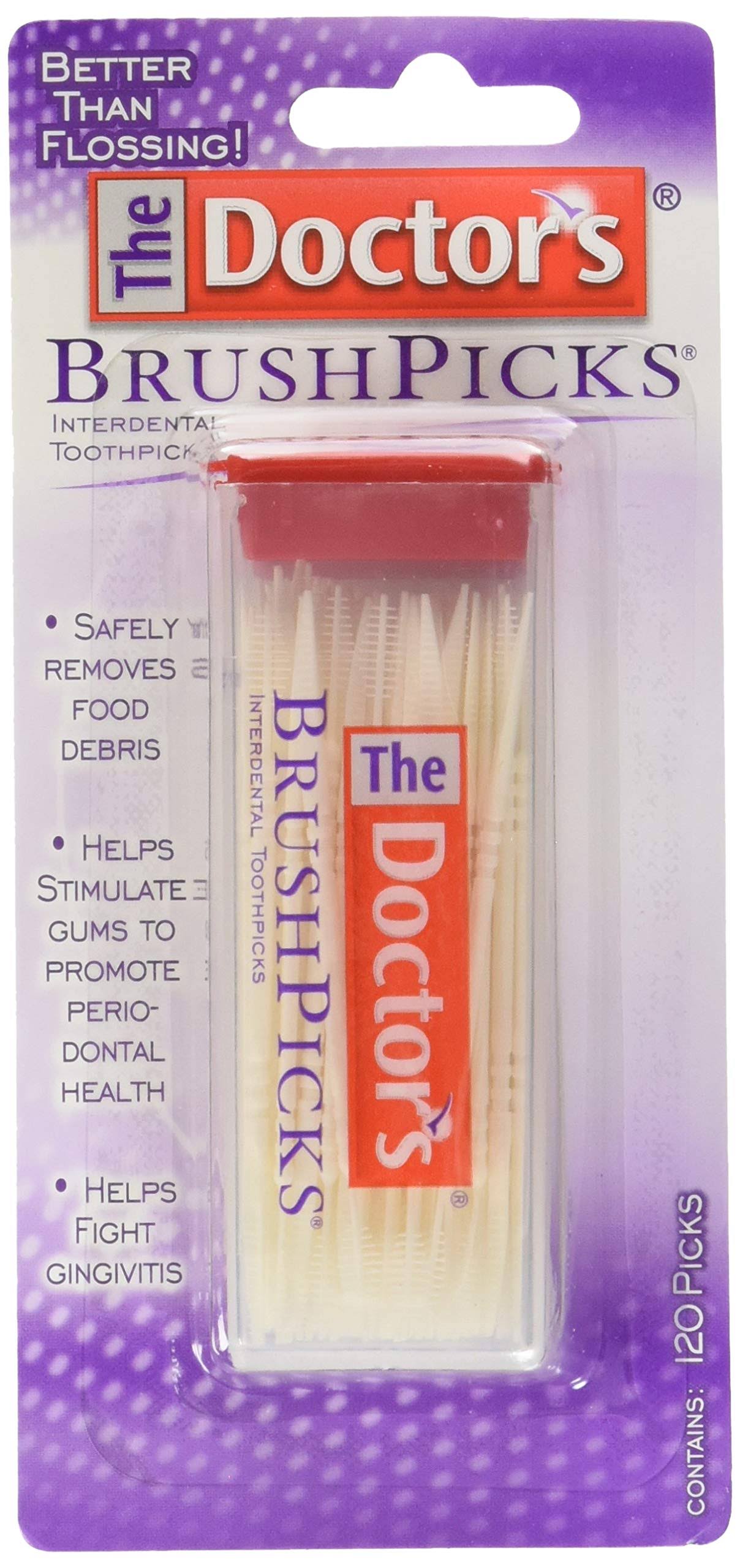 The Doctor's BrushPicks Toothpicks - 120 Count