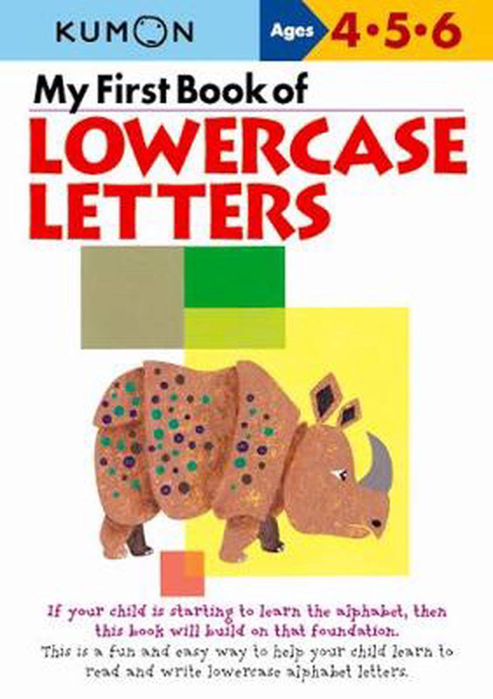 My First Book Of Lowercase Letters
