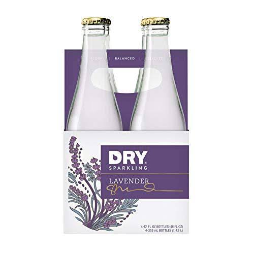 Dry Sparkling Lavender Sparkling Beverage - 12oz, 4pcs