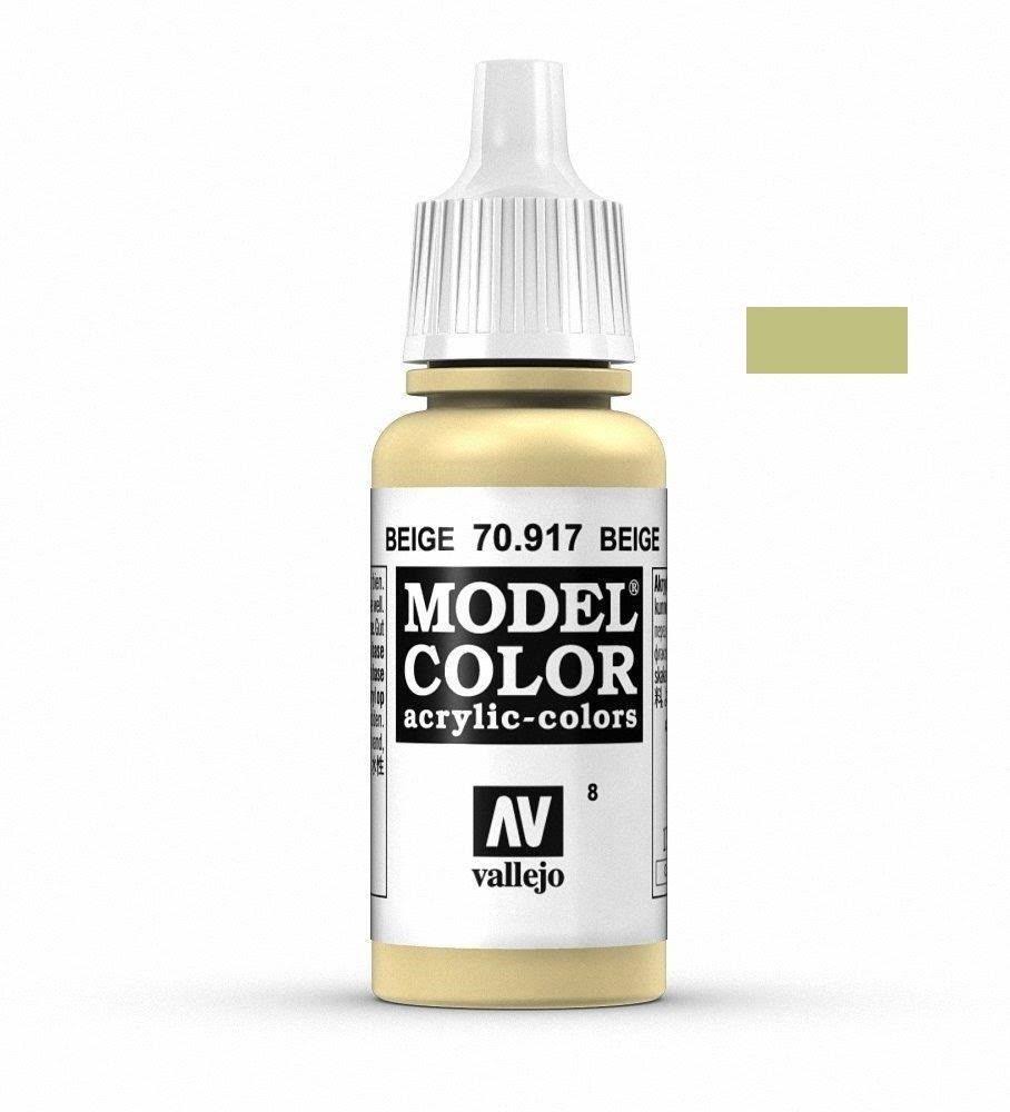 Vallejo Model Color Acrylic Paint - 17ml, Beige