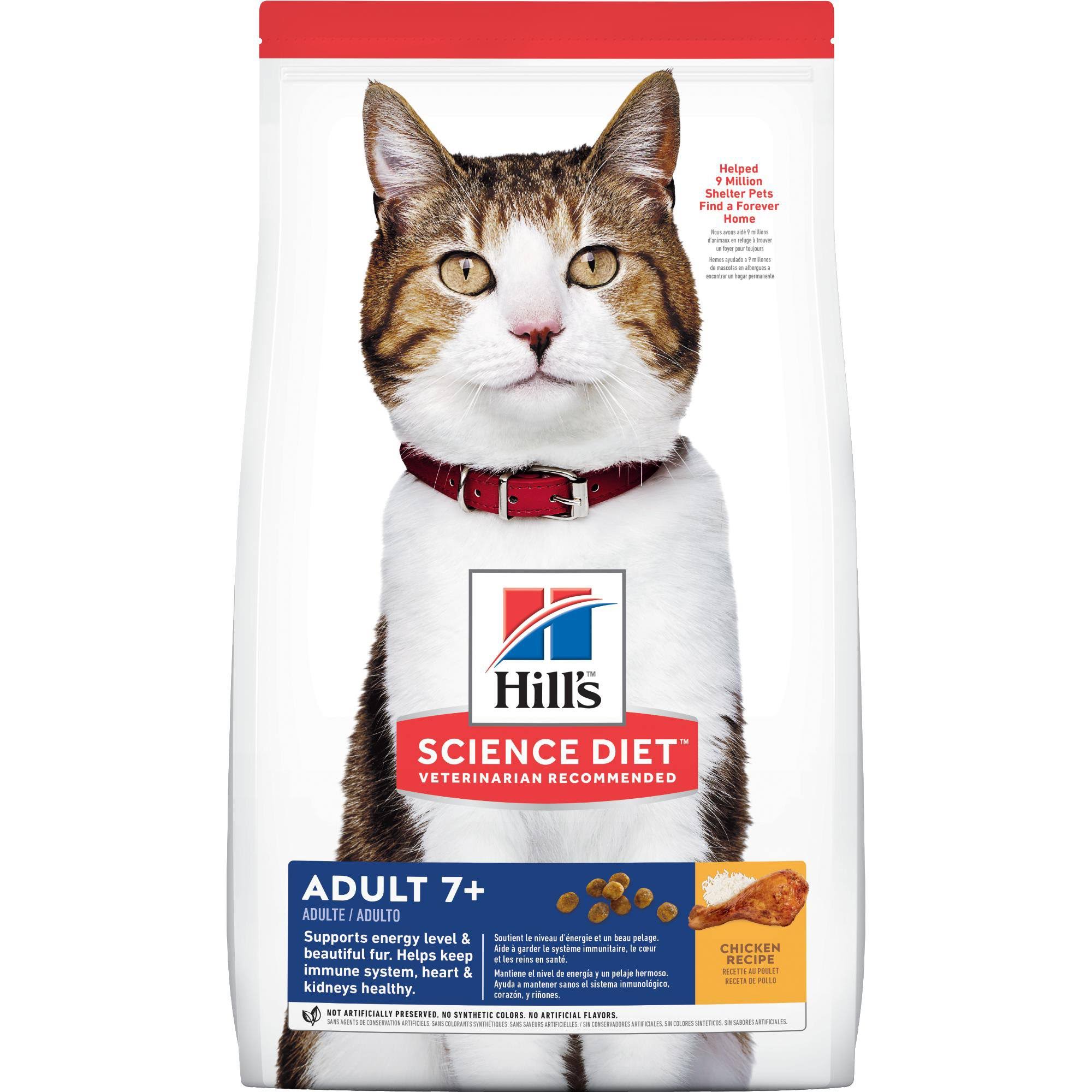 Hill's Science Diet Premium Natural Adult Cat Food - Chicken, 16lbs