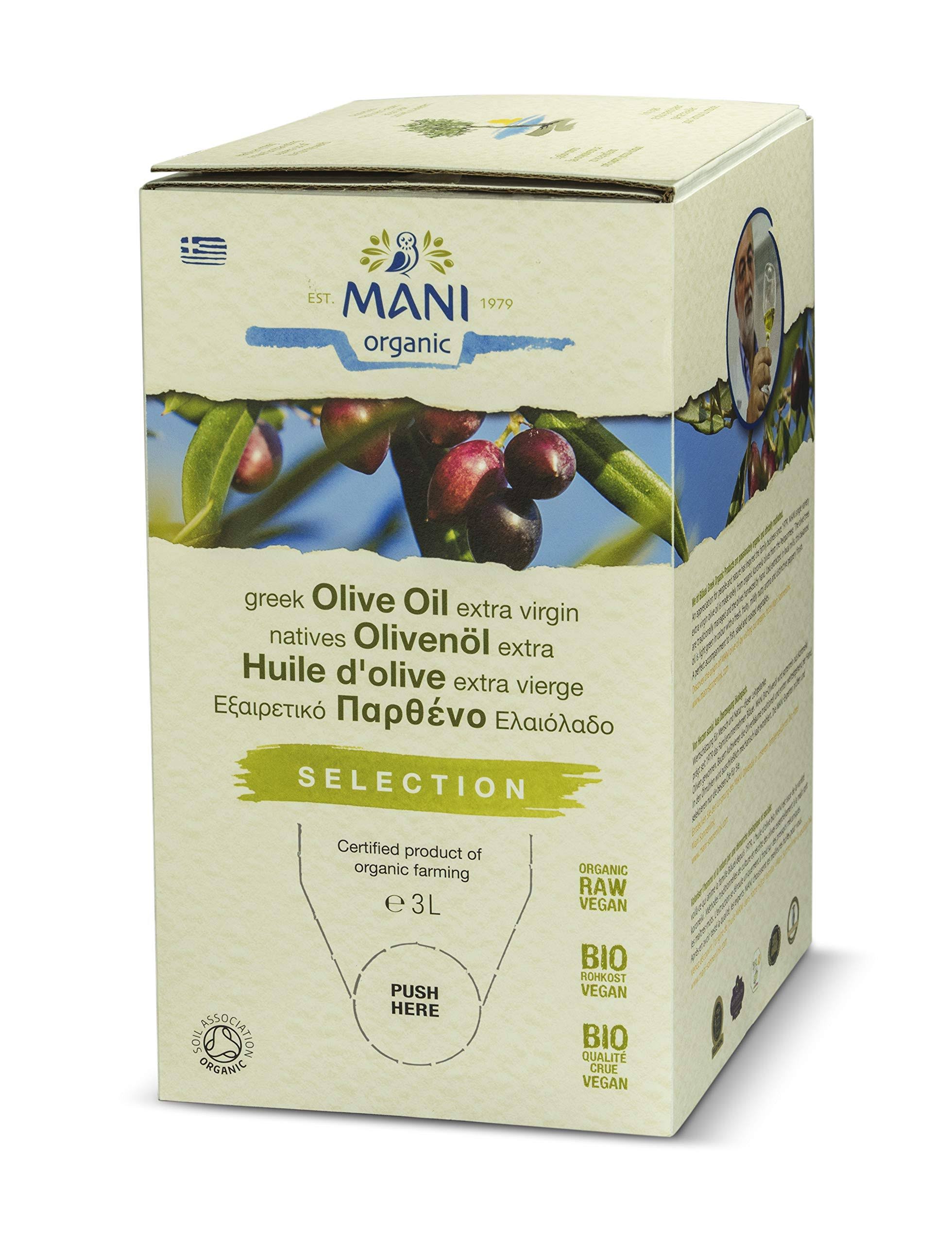 Mani Extra Virgin Olive Oil Selection Organic 3 kg