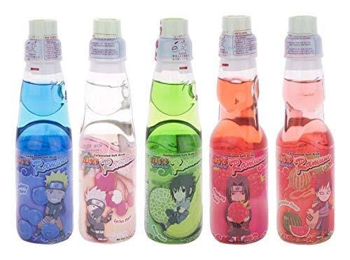 Naruto Ramune Soda 5 Pack Variety (Set of 5)