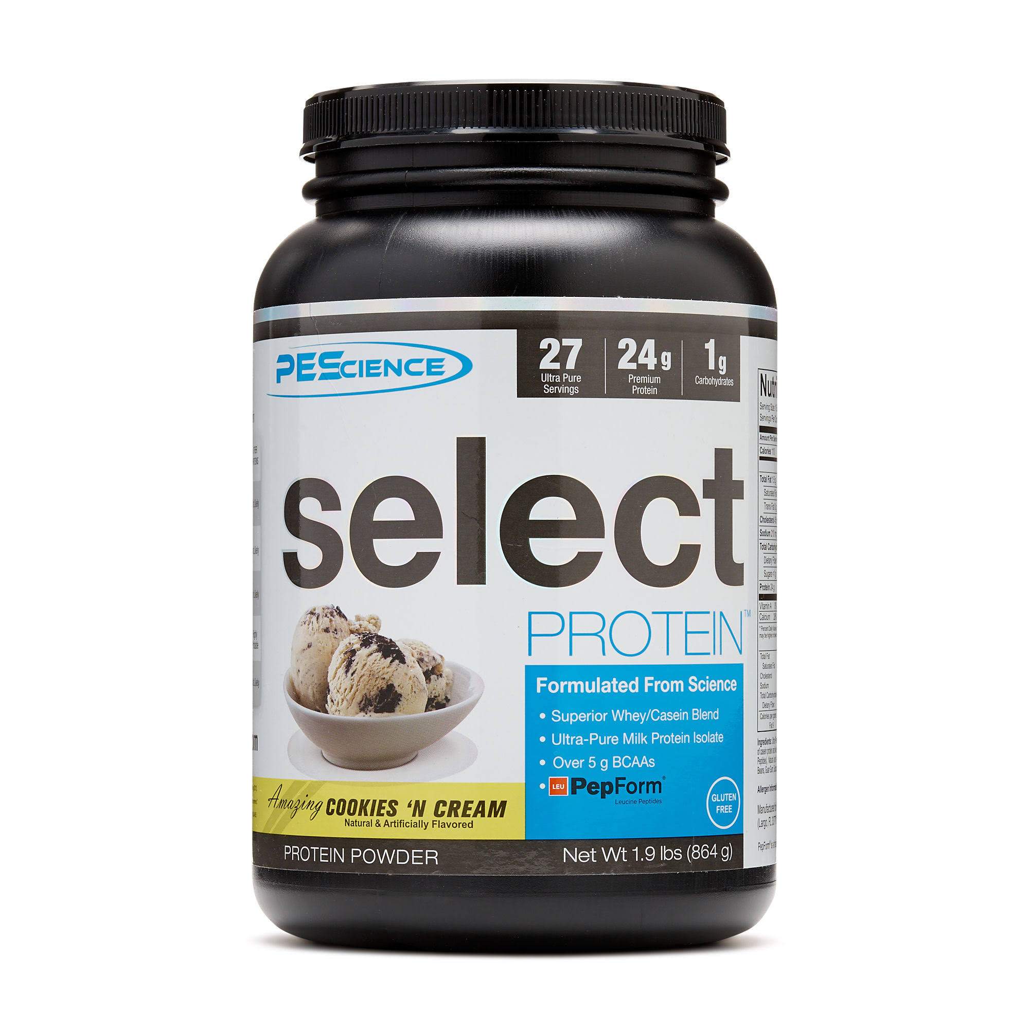 PEScience Select Protein - Cookies 'N Cream, 1.9lb, 27 Servings