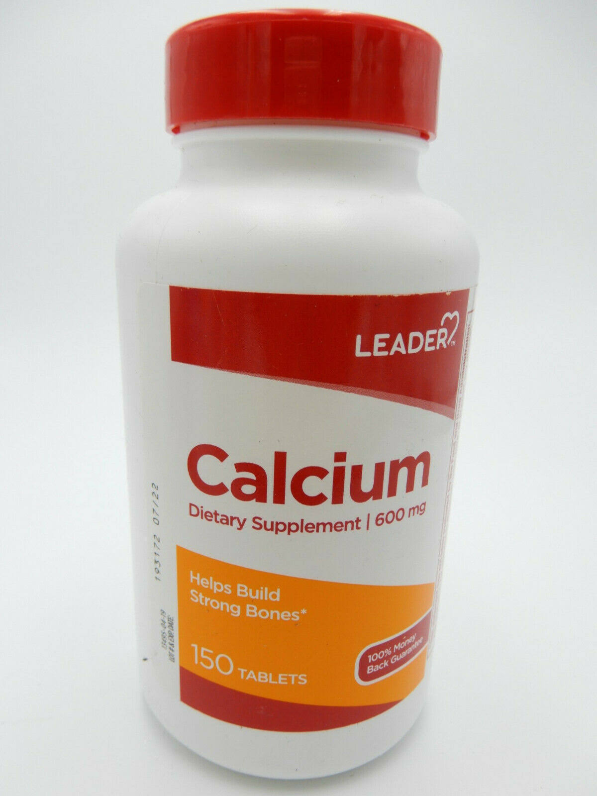 5pk Leader Calcium Dietary Supplement 150 Tablets 096295135893yn
