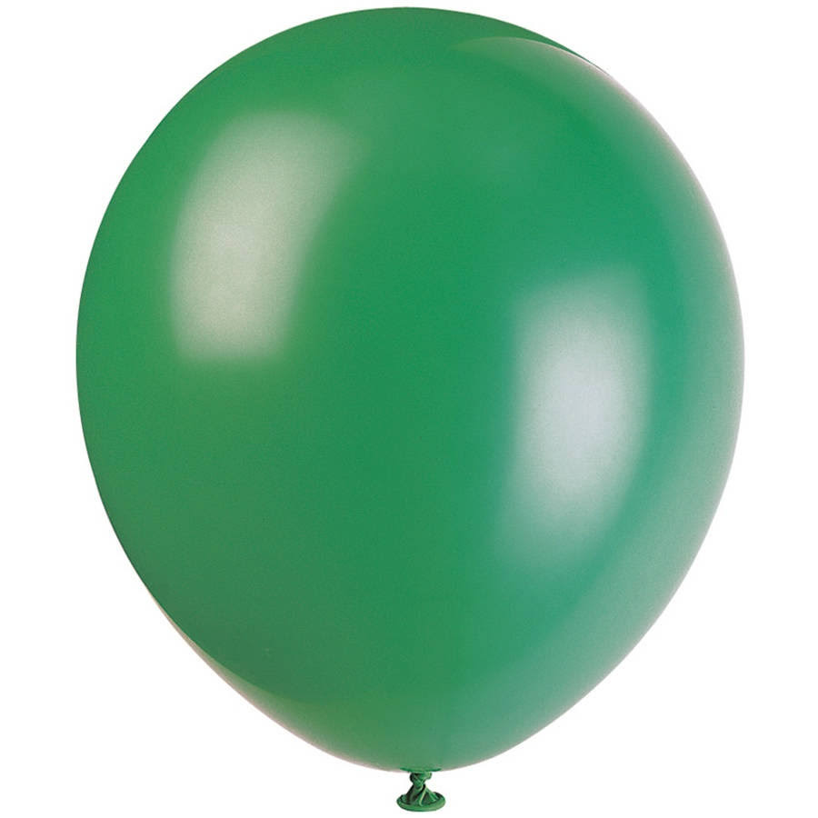 Unique Industries Latex Forest Green Balloons - 30cm, 10ct