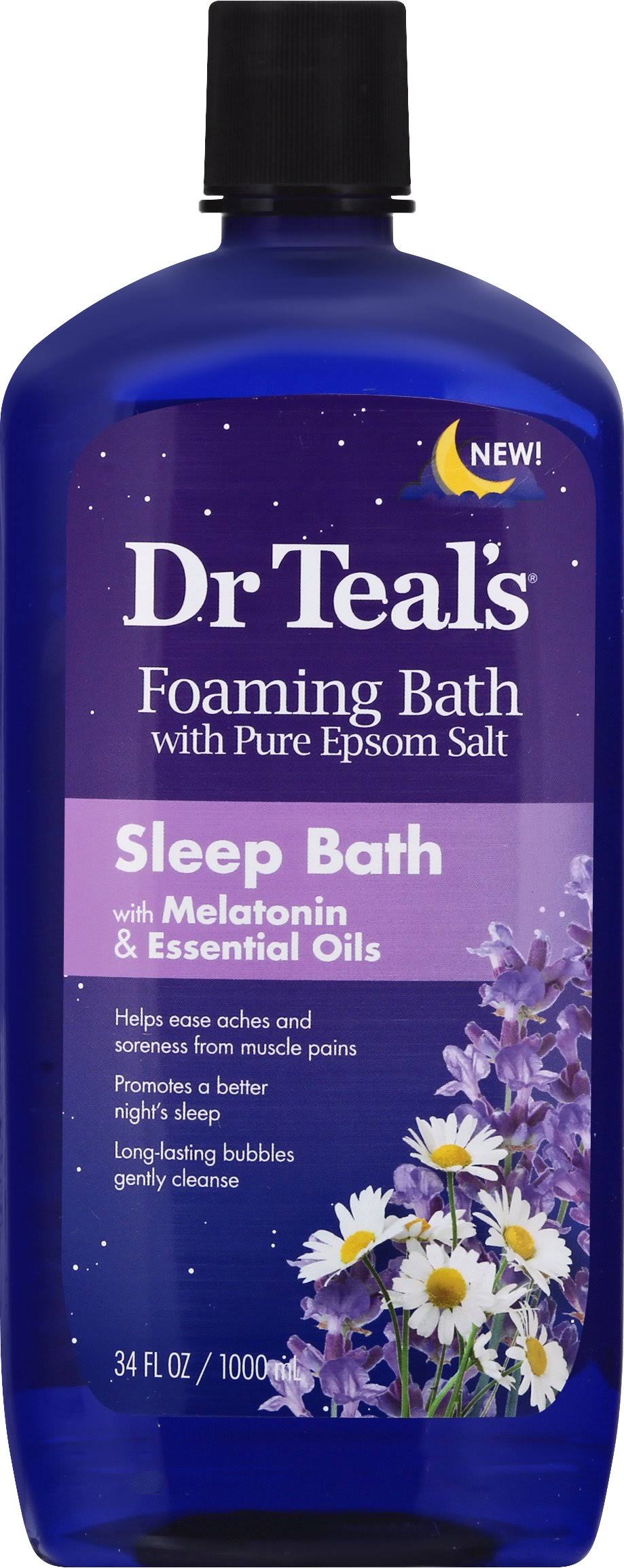 2pk Sleep Support Bath Foaming Dr Teals Essential Oils 811068019732YN