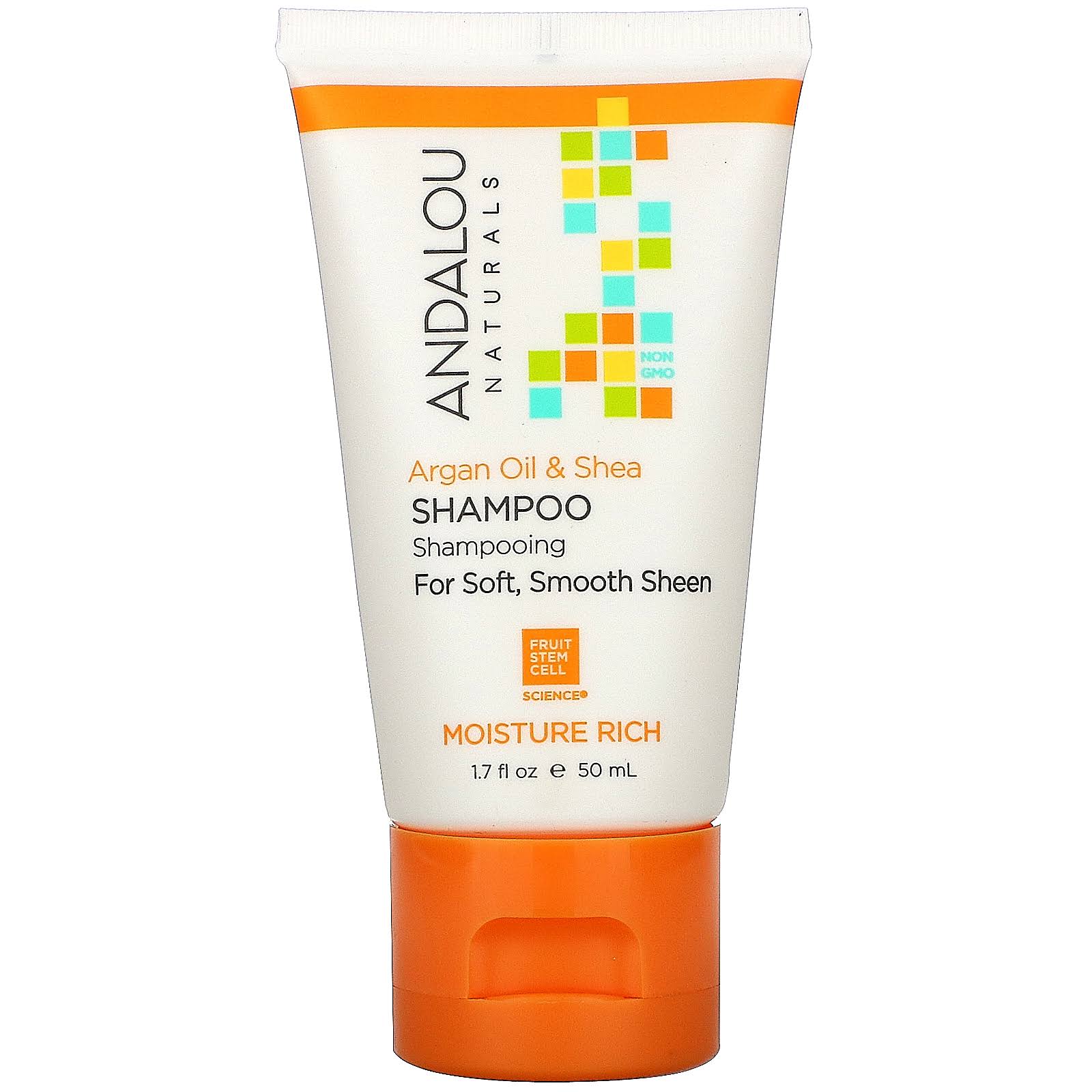 Andalou Naturals Argan Oil & Shea Moisture Rich Shampoo - 1.7 fl oz